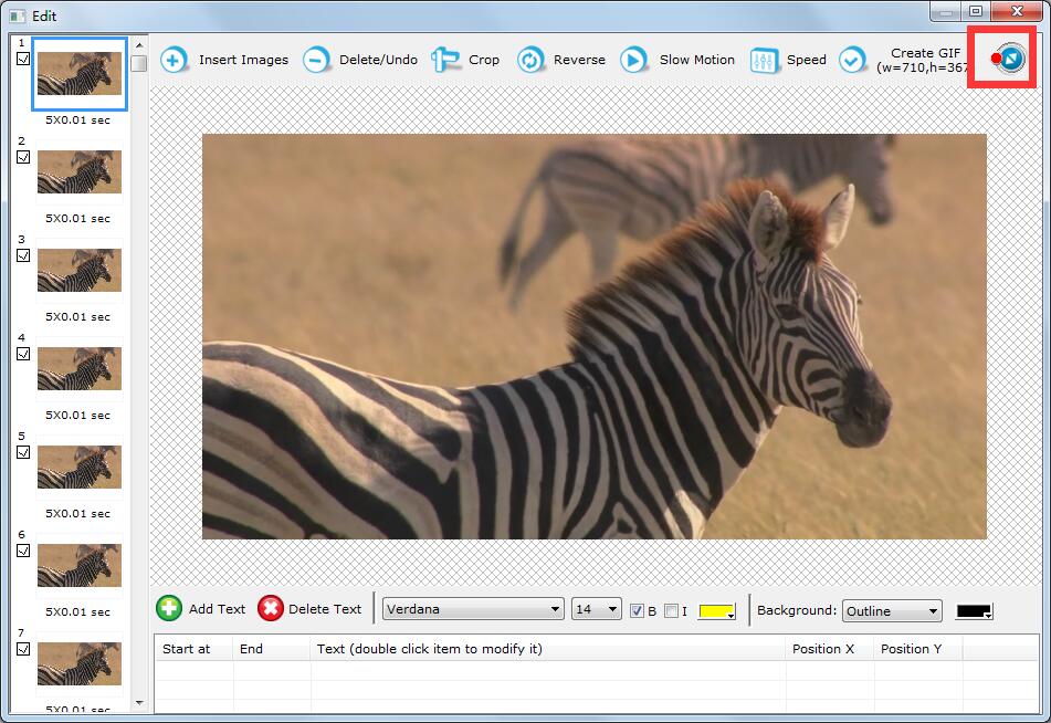 Create animated GIF images with GiftedMotion